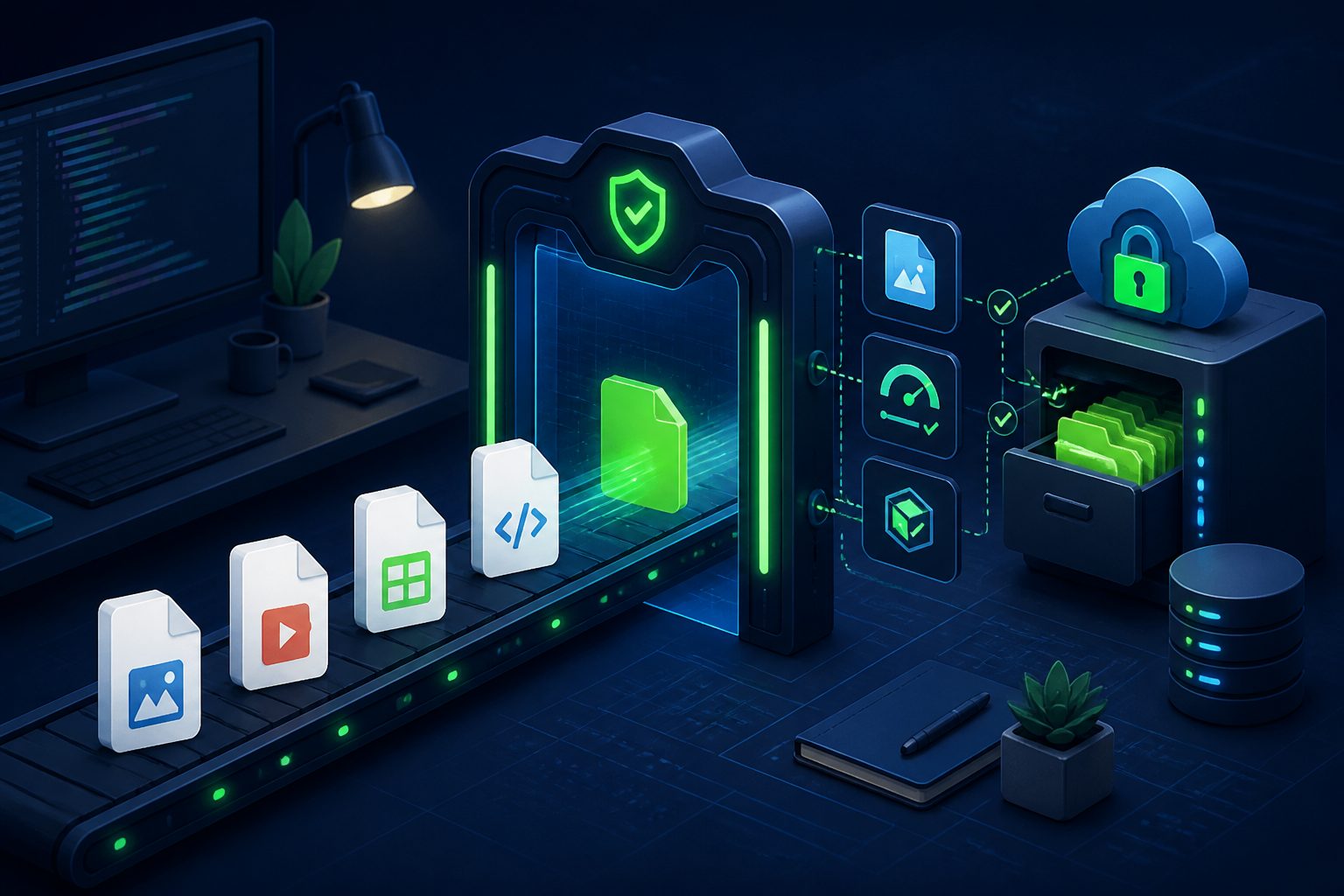 Outsource file-upload boundary review with safe fixtures
